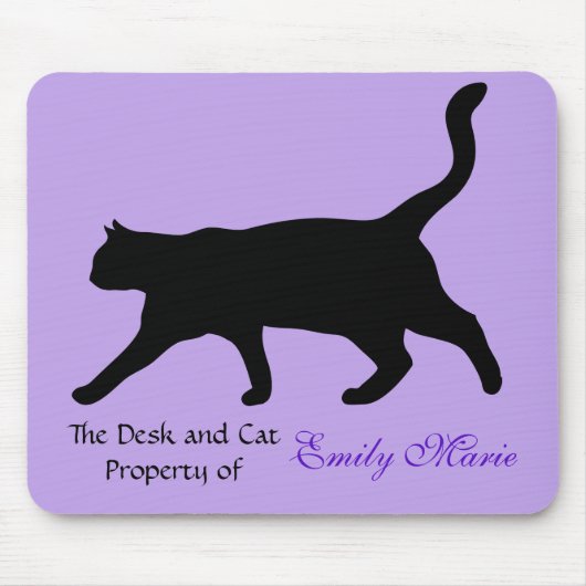 Cat Walk Silhouette: Mousepad (Vorne)