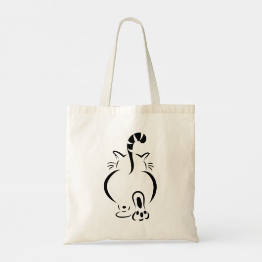 Cat Walk Tote Bag Tragetasche (Rückseite)