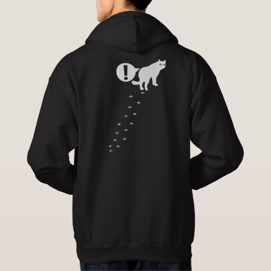 Cat_Walking Hoodie (Rückseite)