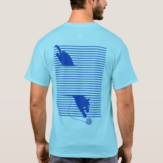 Cat_Walking T-Shirt (Rückseite)