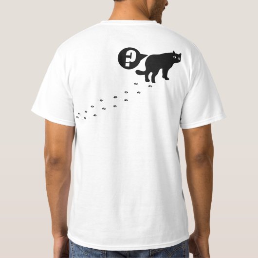 Cat_Walking T-Shirt (Rückseite)