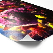 Cat Wall Art Decor  Fotodruck (Ecke)