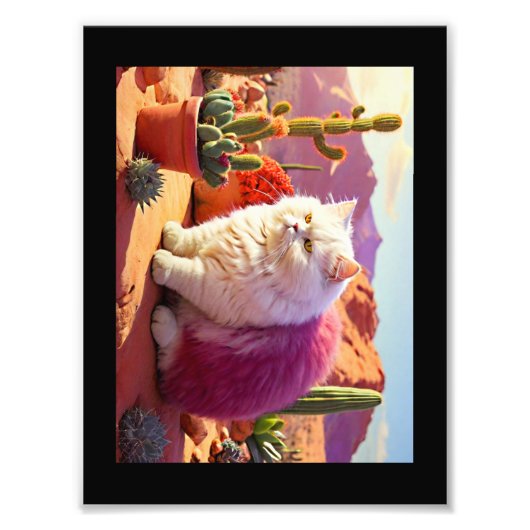Cat Wall Art Decor Fotodruck (Vorne)