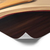 Cat Wall Art Print buchen - Niedlich lesen Katze Poster (Ecke)