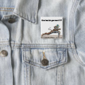 Cat Warrior Beach Volleyball Fantasy Art Button (Beispiel)