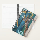 Cat Warrior Playing Volleyball Fantasy Art Planner Planer (Anzeige)