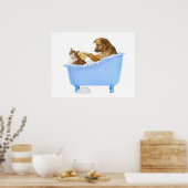 Cat- Wash Poster (Küche)