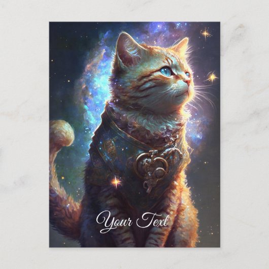 Cat Watcher. Postkarte (Vorderseite)