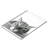 Cat Watching Notizblock (Linke Seite)