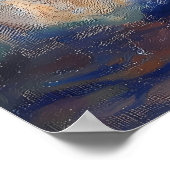 Cat Watching von Sunlit Window - Impressionist Poster (Ecke)