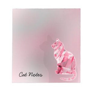 Cat Watercolor Animal for Cat Lovers Notizblock