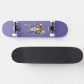 Cat Watercolor farbig Skateboard (Horizontal)
