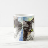 Cat Watercolor Kaffeetasse (Mittel)