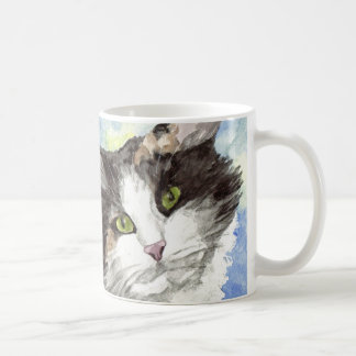 Cat Watercolor Kaffeetasse