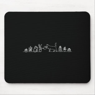 Cat Watering-Pflanze Mousepad
