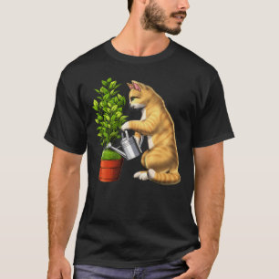 Cat Watering-Pflanze T-Shirt