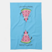 Cat Watermelon Niedlich Kid's Geschirrtuch (Vertikal)