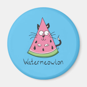 Cat Watermelon Niedlich Kid's Magnet