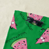 Cat Watermelon Niedlich Kid's Strandtuch (Beispiel)