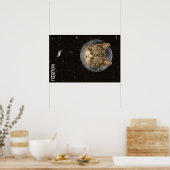 Cat Wazool Poster (Küche)