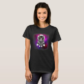 Cat Wearing Astronaut Suit Flying in The Space Ca T-Shirt (Vorne ganz)