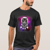 Cat Wearing Astronaut Suit Flying in The Space Ca T-Shirt (Vorderseite)