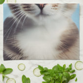 Cat Wearing Glasses Geschirrtuch (Gefaltet)