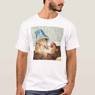 Cat Wearing Lamp Hat 2023 Trending Viral Things T-Shirt