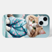 Cat Wearing Pajamas Case-Mate iPhone Hülle (Rückseite (Horizontal))