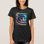 Cat Wearing Spacesuit Space Astronaut Galaxy Space T-Shirt (Vorderseite)