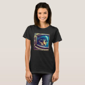 Cat Wearing Spacesuit Space Astronaut Galaxy Space T-Shirt (Vorne ganz)