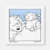 Cat Weck Up Call Magnet (Vorne)