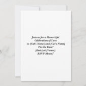 CAT-WEDD Speichern der Datumseinladung Einladung (Rückseite)