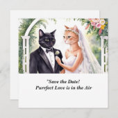 CAT-WEDD Speichern der Datumseinladung Save The Date (Vorne/Hinten)