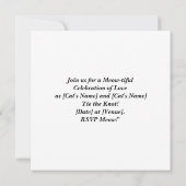 CAT-WEDD Speichern der Datumseinladung Save The Date (Rückseite)