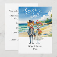 Cat Wedding Beach Hochzeit