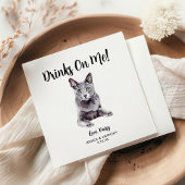 Cat Wedding Cocktail Napkins Serviette