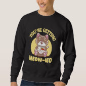 Cat Wedding Sweatshirt (Vorderseite)