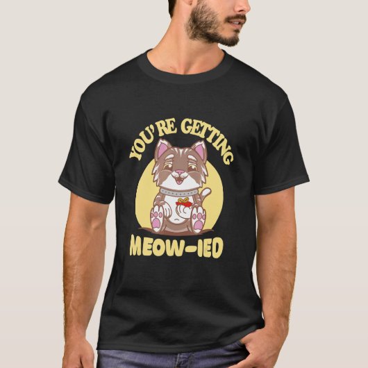 Cat Wedding T-Shirt (Vorderseite)