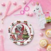 CAT-Weihnachtsfest im Party für Katzenliebhaber Pappteller (Party)