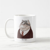 CAT: Weiße Tasse + Text (Links)