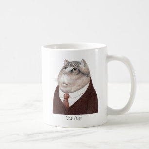 CAT: Weiße Tasse + Text