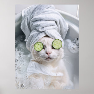 Cat Wellness-Center Day Wall Art Geschenk Poster