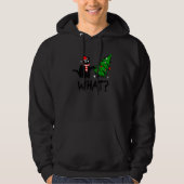 Cat What Christmas Tree Merry Christmas Winter Hoodie (Vorderseite)