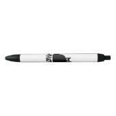 Cat What_ Funny Black Cat  Kugelschreiber (Vorderseite)