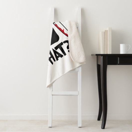 Cat What_ Funny Black Cat  Sherpadecke (Beispiel)