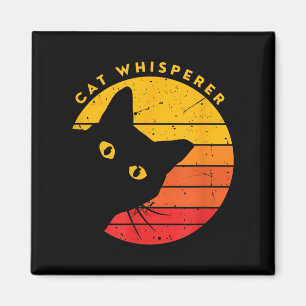 Cat Whisperer - Funny Sarcastic Cat Kitten Pun Lov Magnet