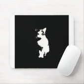 Cat White Mousepad (Mit Mouse)
