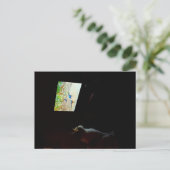 Cat Who Loves His Screentime Postcard Postkarte (Stehend Vorderseite)