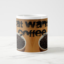 Cat Will Kaffee 20 oz. Tasse von RoseWrites